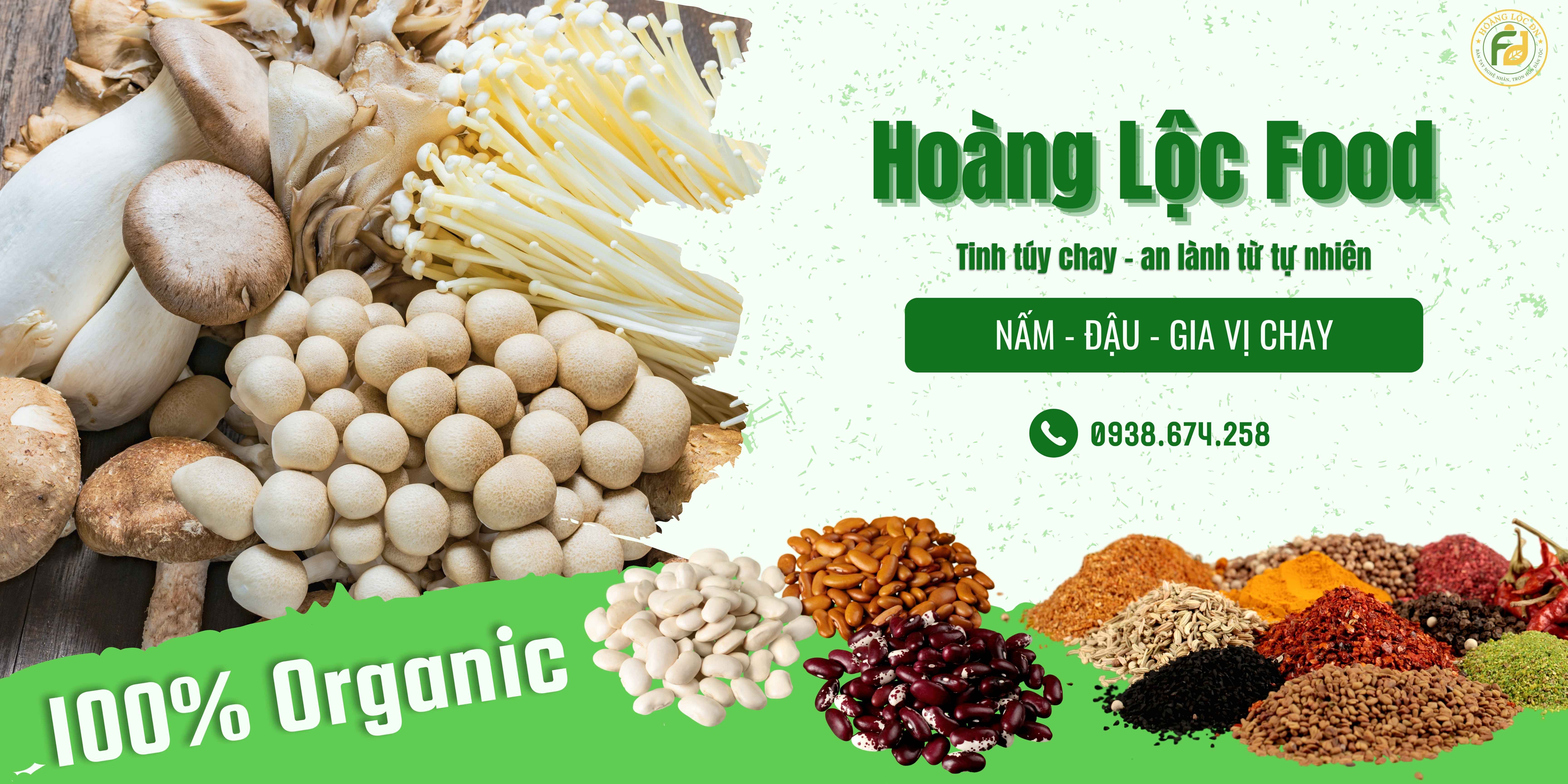 Banner thực phẩm chay
